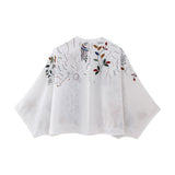 Yidouxian Cotton Shirt 5107046 Embroidered Skirt 5107050 Set