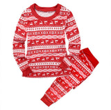 Yidouxian Popular Style Christmas Parent-Child Suit Printed Household Pajamas Two-Piece Set Of LQ3066