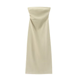 Yidouxian Is Lined With New Women's Dress, Sexy And Fashionable Flute Dress 2698707