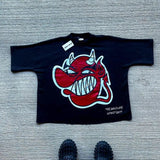 Yidouxian Trend New High Street Boys't-Shirts Loose Printing Short-Sleeved Lovers Cartoon Characters