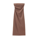 Yidouxian Is Lined With New Women's Dress, Sexy And Fashionable Flute Dress 2698707