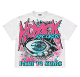 Yidouxian New Gothic Funny Street Trend Hip-Hop Printed High Street Casual Men's And Women's Short-Sleeved Round-Necked T-Shirts