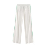 Yidouxian Spring Style Satin Trousers With Side Trim 7385418