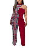 Yidouxian Independent Station New Fashion Printed One-Sleeved One-Sleeved Women's Trousers From Stock