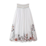 Yidouxian Cotton Shirt 5107046 Embroidered Skirt 5107050 Set