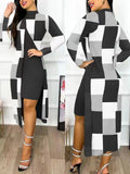 Yidouxian New Women's Wear 2024 Fashion Split Printing 2-Piece Set