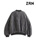 Yidouxian Quilted Bomber Jackets for Women, Thick Warm Coat, Long Sleeve, Snap-Button, Female Outerwear, Chic Tops, Fashion