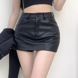 Yidouxian Women's Retro Short Skirt High Waisted Slim Fit Sexy Buttocks Wrapped Half Length Pants Skirt