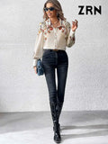 Yidouxian ZRN-Women's Floral Print Shirts, Semi Sheer, Long Sleeve, Button-up Tops, Female Blouses, Chic Fashion