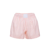 Yidouxian Women's Y2K Vintage Kawaii Striped Shorts Elastic Wide Band Waist Cleanfit Short Panties Summer Streetwear Daily Date