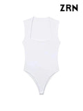 Yidouxian Bodysuits for Women, Sexy Fashion, Square Neck, Sleeveless, Snap-Button, Female Playsuits, Mujer