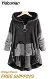 Yidouxian Winter Casual Style Casual Sweater Women's Polyester Hooded Loose Women's Sweater