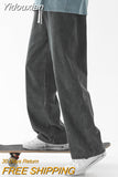 Yidouxian Summer Loose Straight Jeans Men 2023 New Jean Pants for boy Casual Baggy Men's Women's jeans Neutral Denim Trousers