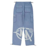 Yidouxian street trousers ins super hot sweatpants hip hop streetwear best selling multi-color printed cargo pants men trend casual