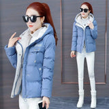 Yidouxian jacket women's short 2023 new down cotton jacket winter jacket women's loose and thickened cotton jacket