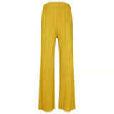 Yidouxian Autumn Ladies Spring Casual Ladies Pants Miyake Pleated Oversized Pleated Pants Loose Trousers Straight High Waist Pants