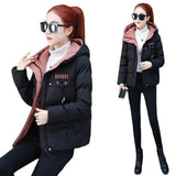 Yidouxian jacket women's short 2023 new down cotton jacket winter jacket women's loose and thickened cotton jacket