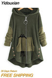 Yidouxian Winter Casual Style Casual Sweater Women's Polyester Hooded Loose Women's Sweater