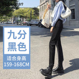 Yidouxian Cigarette Pipe Jeans Women's Denim Pants 2023 New High-waisted Pants Women's Autumn Straight Leg Boyfriend Women Clothing