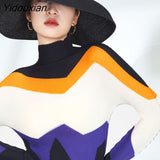 Yidouxian 2023 New Slim Long Sleeve Undercoat Pleated Skirt Two Piece Fashion Casual Set Elegant Women's Clothing Miyake Style