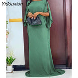 Yidouxian Y2K Bohmian Fashion Vintage Sundress Long Sleeve Holiday Robe Women Casual Street Vestidos Party Long Maxi Dresses