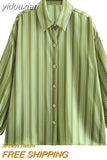 yidouxian Elegant Satin Blouse Shirts Women Ladies Casual Button Up Blouse 2023 Vintage Women-blouses Long Sleeve Blusas Femininas